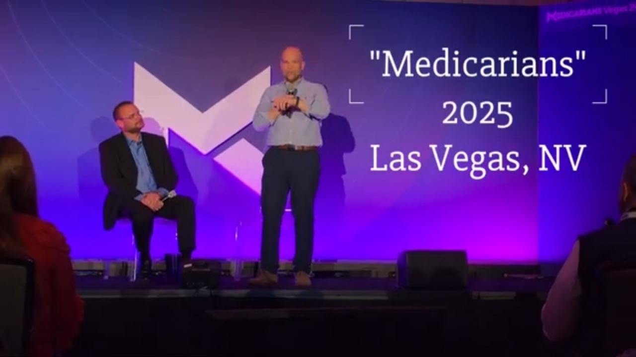 Christopher Westfall at Medicarians 2025